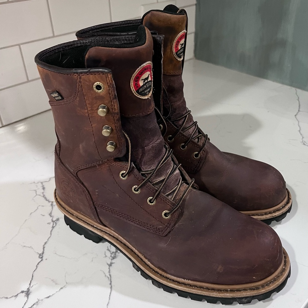 Irish Setter by Red Wings Dark Brown Leather work boots Men’s 11.5